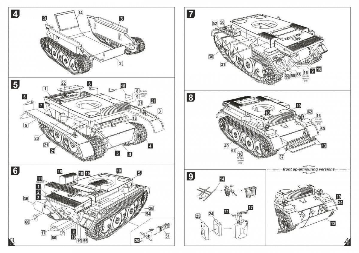Armory Models 72203 Pz.Kpfw.II Ausf.L Luchs, char de reconnaissance léger allemand de la Seconde Guerre mondiale 1/72 – image 7