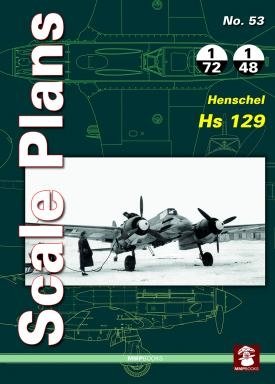 Plans à l&amp;#39;échelle MMP Books 58105 n° 53 Henschel HS 129 EN