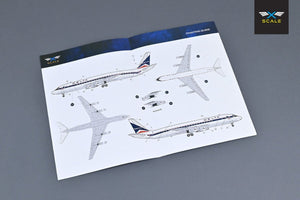 Maquette X-Scale 144001 DC-8-33 - Avion de ligne long-courrier à fuselage étroit 1/144 – immagine 2