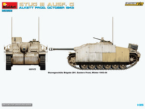 MiniArt 35352 STUG III AUSF. G ALKETT PROD. KIT INTÉRIEUR OCTOBRE 1943 1/35 – Bild 12