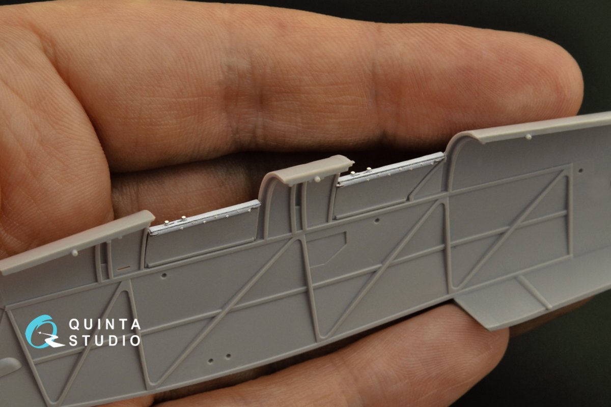 Quinta Studio QD32124 DH 82A Tiger Moth 3D-Printed &amp;amp; coloured Interior on decal paper (ICM) 1/32 – zdjęcie 9