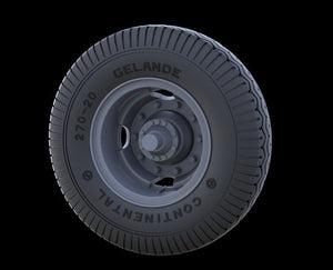 Roues de route Panzer Art RE35-247 pour Bussing-Nag 4500 (modèle tardif) 1/35 – immagine 3