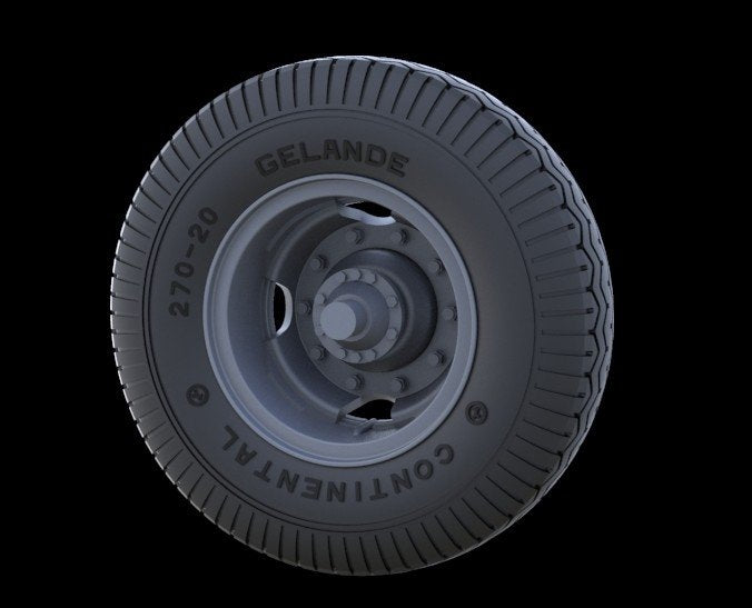 Roues de route Panzer Art RE35-247 pour Bussing-Nag 4500 (modèle tardif) 1/35 – immagine 3