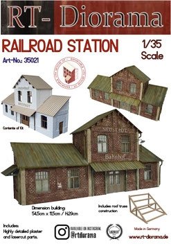 RT-Diorama 35021 Gare ferroviaire 1/35 