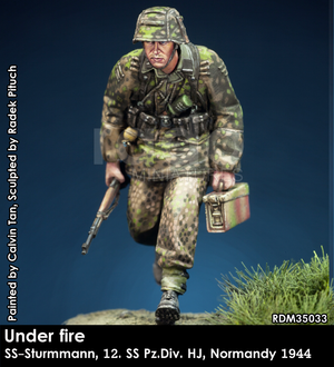 RADO Miniatures RDM35033 Sous le feu. W-SS Sturmmann, 12. SS-Pz.Div. HJ, Normandie 1944 1/35