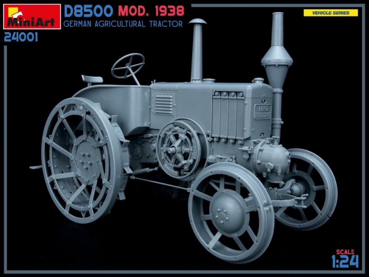 MiniArt 24001 Tracteur agricole allemand D8500 modèle 1938, échelle 1/24 – Bild 11