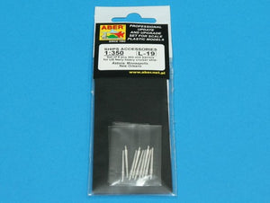 Aber 350L-19 Jeu de 9 canons de 203 mm pour canon de type Nouvelle-Orléans (1/350) – image 3