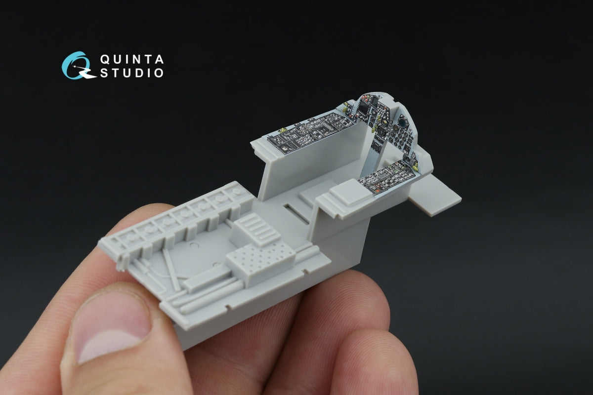 Quinta Studio QDS-48598 F-15C Late/F-15J Late 3D-Printed &amp;amp; colored Interior on decal paper (Hasegawa) (Small version) 1/48 – image 5