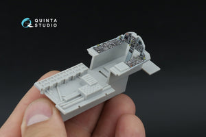 Quinta Studio QDS-48598 F-15C Late/F-15J Late 3D-Printed &amp;amp; colored Interior on decal paper (Hasegawa) (Small version) 1/48 – image 5