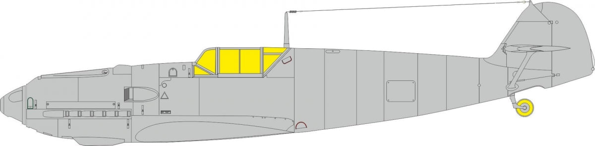Eduard JX331 Bf 109F-2 TFace Hobby 2000, Hasegawa 1/32