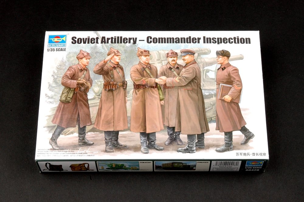 Trumpeter 00428 Artillerie soviétique - Inspection du commandant (1/35) – image 3