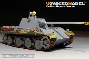 Plan de conception de base du prototype de Panther II allemand de la Seconde Guerre mondiale, modèle Voyager PE35870, pour AMUSING HOBBY, échelle 1/35 – imagen 5