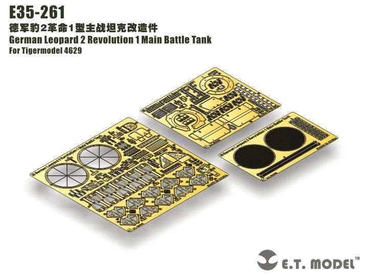 ET Model E35-261 German Leopard 2 Revolution 1 Main Battle Tank (For TIGER MODEL 4629) (1/35)