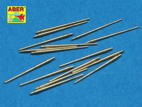 Aber 1/700L-23 Ensemble de 16 canons de 133 mm (5,25 pouces) QF Mk.1 pour cuirassés et croiseurs de classe King George V de la Royal Navy, type Dido, échelle 1/700