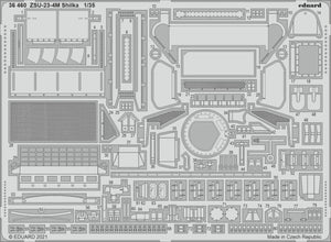 Eduard 36460 ZSU-23-4M Shilka pour ZVEZDA 1/35