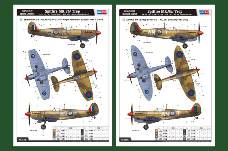 Hobby Boss 83206 Spitfire MK.Vb/Trop 1/32 – immagine 4
