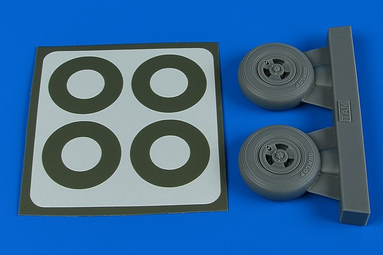 Roues Aires 2239 Spitfire Mk.IX (3 rayons) et masques de peinture 1/32 TAMIYA