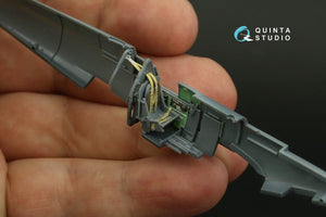 Intérieur imprimé en 3D et coloré sur papier décalcomanie pour Spitfire Mk.VIII (Eduard) - Quinta Studio QD72043 - Échelle 1/72 – imagen 12
