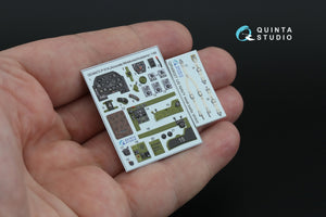 Intérieur coloré imprimé en 3D sur papier décalcomanie Quinta Studio QD48473 P-51A (Accurate Miniatures/Academy) 1/48 – immagine 3
