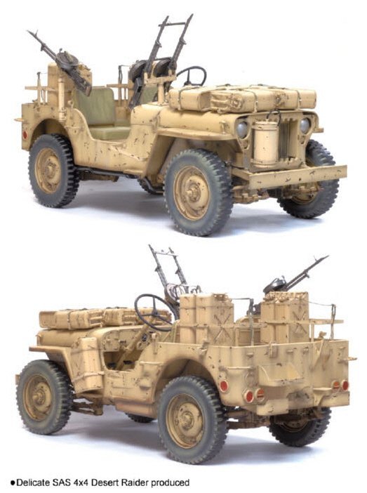 Dragon 75038 SAS 4x4 Desert Raider 1/6 – immagine 3