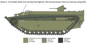 Italeri 6752 LVT-4 Buffle d&amp;#39;eau (ETO) 1/35 – immagine 3