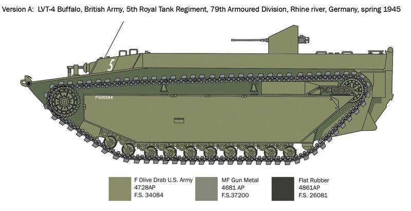Italeri 6752 LVT-4 Buffle d&amp;#39;eau (ETO) 1/35 – immagine 3
