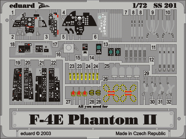 Eduard SS201 F-4E 1/72 HASEGAWA 
