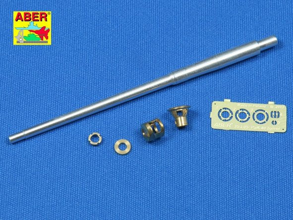 Aber 35L-005 Barrel with muzzle brake Pak 40/3 for Marder III M Tamiya 1/35