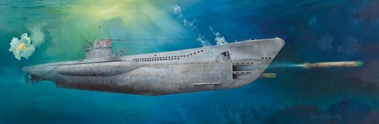 Trumpeter 06801 DKM U-Boot Type VIIC U-552 1/48