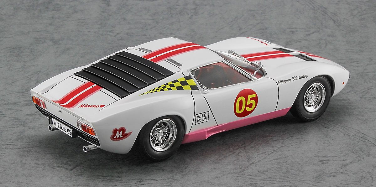 Hasegawa SP544 Wild Egg Girls No.05 Lamborghini Miura P400 SV &amp;quot;Mikumo Shiranagi&amp;quot; avec figurine 1/24 – image 5