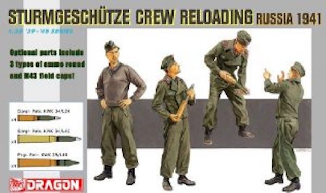 Dragon 6192 Sturmgeschutze équipage rechargement (1/35)