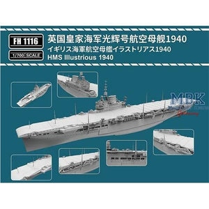 Maquette FlyHawk FH1116 HMS Illustrious 1940 1/700 – immagine 3