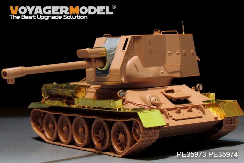 Maquette Voyager PE35973 T-34/122 SPG égyptien de base pour RFM 5013 1/35 – immagine 2