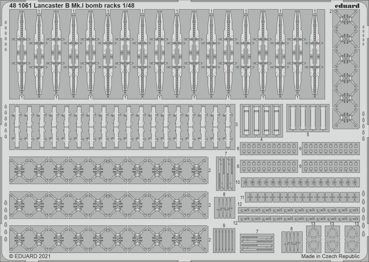 Eduard 481061 Supports de bombes pour Lancaster B Mk.I HKM 1/48