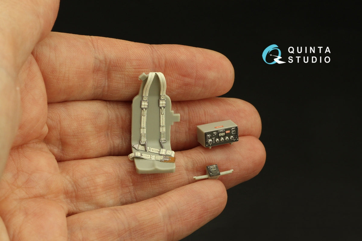 Intérieur coloré imprimé en 3D sur papier décalcomanie Quinta Studio QD32178 TBM-3 Avenger (Trumpeter) 1/32 – image 9