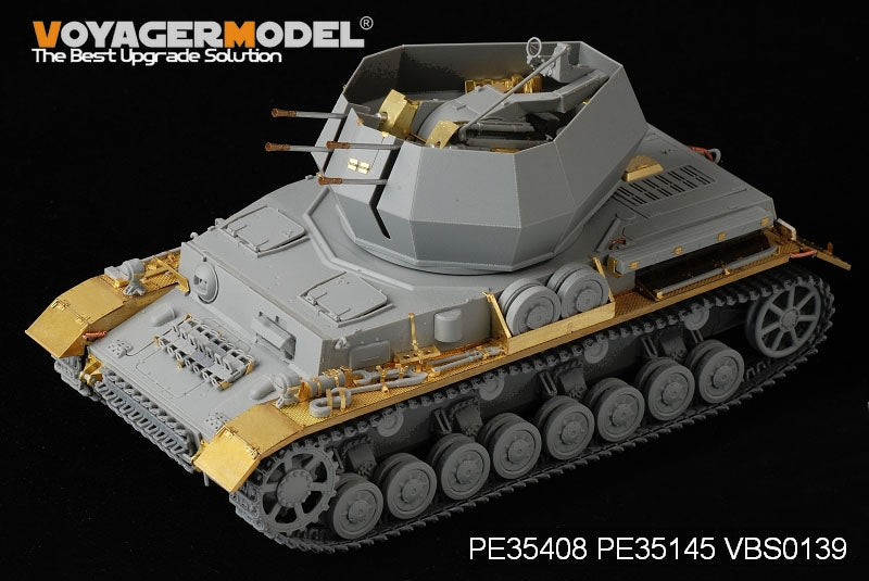 Voyager Model PE35408 WWII German Panzer IV ausf G 20mm Flakpanzer IV &amp;quot;Wirbelwind&amp;quot; For DRAGON 6342 1/35 – zdjęcie 2