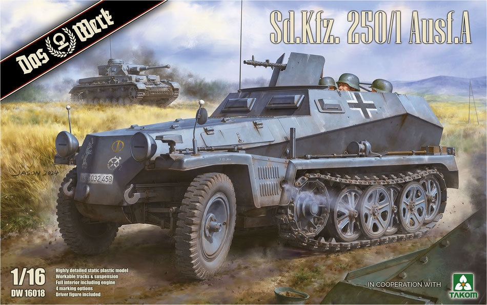 Das Werk DW16018 Sd.Kfz. 250/1 Ausf. Un 1/16