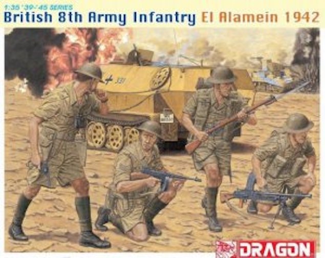 Dragon 6390 8ème Armée britannique, El Alamein 1942 (1/35)
