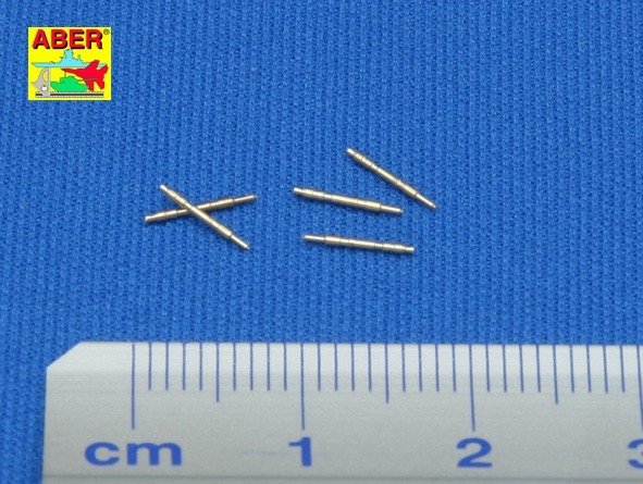 Aber 72L-33 Ensemble de 5 canons pour mitrailleuses MG 34 de char allemand, échelle 1/72 – immagine 2