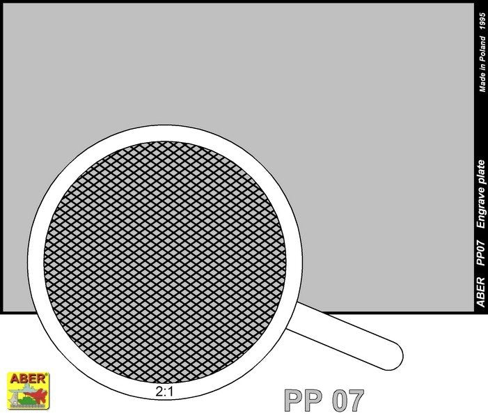 Aber PP07 Plaque à graver (88 x 57mm) - motif 07 – Bild 2
