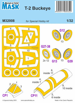 Kit Special Hobby M32008 T-2 Buckeye (pour maquette Special Hobby) 1/32