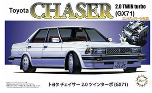 Fujimi 047270 Toyota Chaser 2.0 Twin Turbo GX71 avec masquage de cadre de fenêtre 1/24