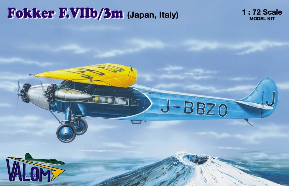 Valom 72071 Fokker F.VIIb/3m (Japon, Italie) 1/72