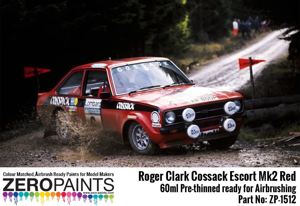 Peinture rouge Zero Paints ZP-1512 Roger Clark Cossack Escort Mk2 60 ml