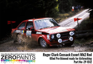 Peinture rouge Zero Paints ZP-1512 Roger Clark Cossack Escort Mk2 60 ml