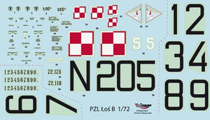 Mirage Hobby 872092 PZL-37B &amp;#39;ŁOŚ&amp;#39; Avion bombardier polonais 1/72 – image 2