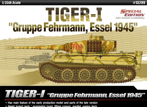 Académie 13299 TIGER-I Gruppe Fehrmann, Essel 1945