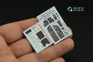 Intérieur imprimé en 3D et coloré sur papier décalcomanie Quinta Studio QD48323 A-10C (Academy) 1/48  – immagine 4