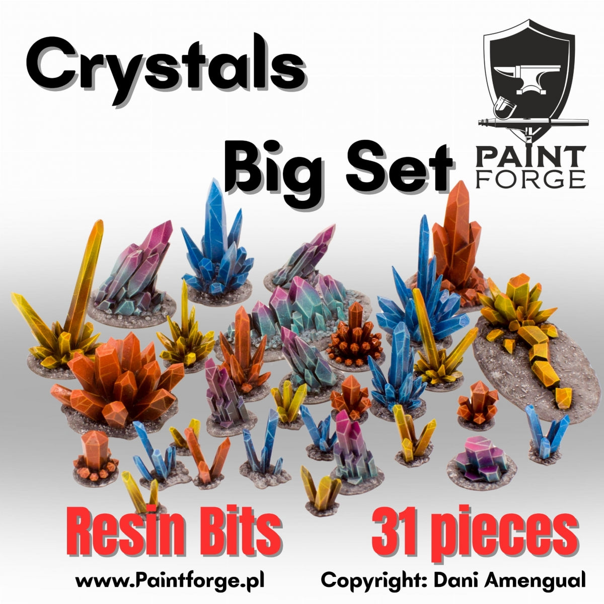 Ensemble de cristaux Paint Forge PFRB5003