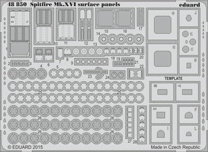 Panneaux de surface Eduard 48850 Spitfire Mk. XVI 1/48 EDUARD